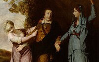 David Garrick Between Tragedy and Comedy, 1761, Joshua Reynolds
