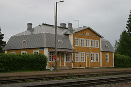 La gare de Kiuruvesi.