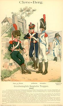 Jäger zu Pferde, Artillerist, Grenadier und Infanterie-Offizier, 1812