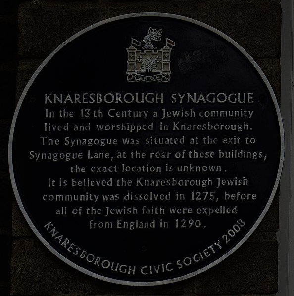 File:Knaresborough medieval synagogue plaque.jpg