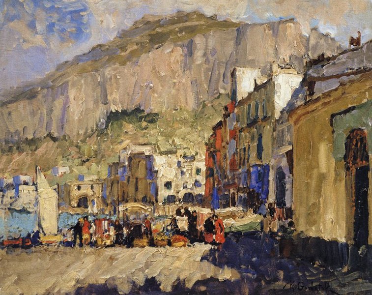 File:Konstantin Gorbatov - Capri. The Harbor.jpg