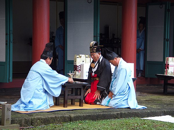 Chugyedaeje, a Confucian ritual ceremony in autumn in Jeju, South Korea