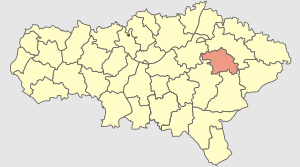Краснопартизанский район на карте