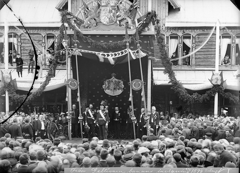 File:Kung Oscar II Invigning stambanan gm övre Norrland.jpg