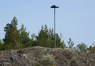 Kungens hatt på stången.