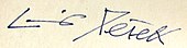 signature de Ladislav Pešek