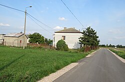 A house in Ludwików, in 2018.