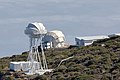 Telescopios Liverpool y Abierto Neerlandes en el Observatorio del Roque de los Muchachos, La Palma.