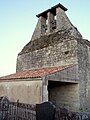 La façade occidentale de Notre-Dame de Veyries (octobre 2015).