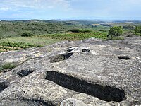 Remains of a medieval wine press in the Rioja Alavesa Lagar de Santurnia.jpg