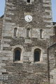 L'église Saint-Pierre de Lanouée : la tour du clocher.