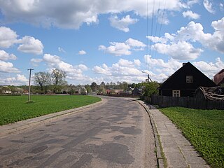 Łąski Piec Village in Kuyavian-Pomeranian, Poland
