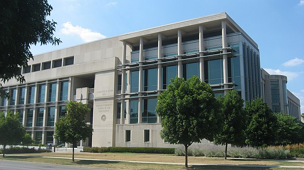 The Indiana University Robert H. McKinney School of Law, located in Inlow Hall.