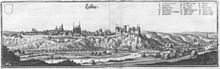 Blick auf Leisnig (Ansicht von 1650)