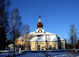 Leksands kyrka i januari 2011.