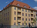 Apartment building in closed development