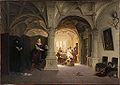 The Summons (Light and Shadow), 1856, olio su tela, 79,4x114,9 cm, Harvard University Art Museums