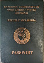 Vignette pour Passeport libérien