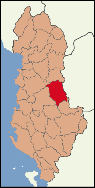 <span class="mw-page-title-main">Librazhd District</span> Defunct (2000) Albanian administrative area