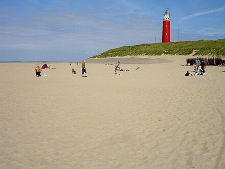 The Lighthouse at De Cocksdorp, one of the famous landmarks on the Island