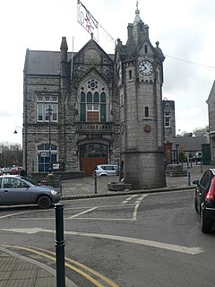 Llangefni Town Hall Municipal Building in Llangefni, Wales