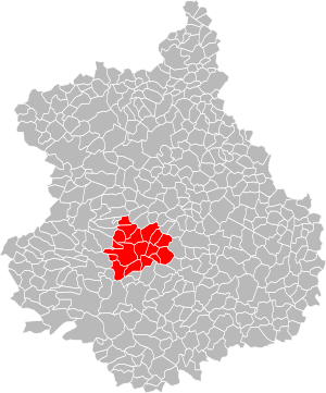 Lage der CC du Pays de Combray im Département Eure-et-Loir