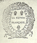 Écu de l'Assemblée Nationale et de la Assemblée Législative de France depuis 1789.