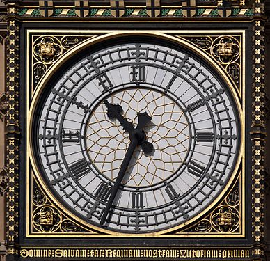 Clock face of Big Ben