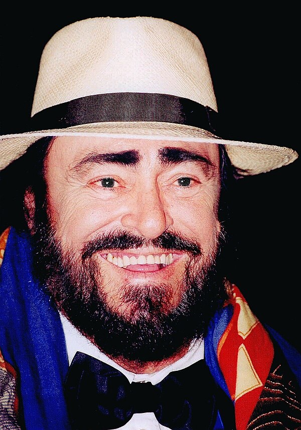 Pavarotti upon receiving the Kennedy Center Honors, 2001