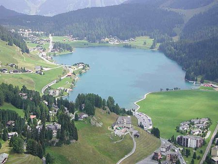 Luftbild Davosersee