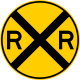 Railroad Crossing ahead