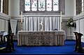 Main altar at St Mary's Priory Church in Abergavenny, Monmouthshire.