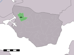 Lage von Nieuwdorp in der Gemeinde Borsele