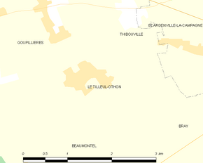 Poziția localității Le Tilleul-Othon