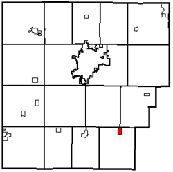 Lage innerhalb von Hancock County