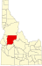 Map of Idaho highlighting Valley County Map of Idaho highlighting Valley County.svg