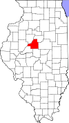 Map of Illinois highlighting Tazewell County.svg