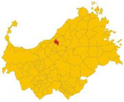Lokasi Santa Maria Coghinas di Provinsi Sassari