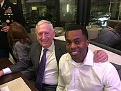 Matthew R. Walker, a resident of Wallace and Army Veteran, pictured with former United States Secretary of Defense James N. Mattis Matthew R. Walker with James N. Mattis.jpg