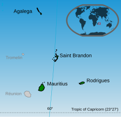 Islands o Mauritius labelled in black.