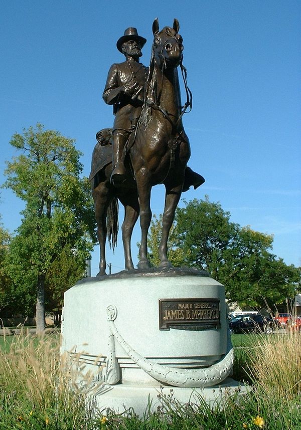 Sculpture in McPherson, Kansas