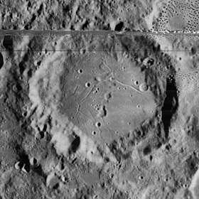Imagine ilustrativă a articolului Mersenius (crater)