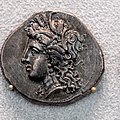 Metapontion - 330-290 BC - silver stater - head of Demeter - barley ear - Berlin MK AM 18214729