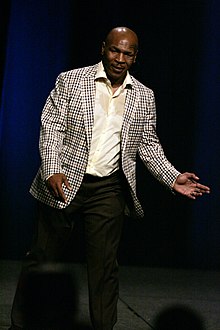 Mike Tyson en una conferencia