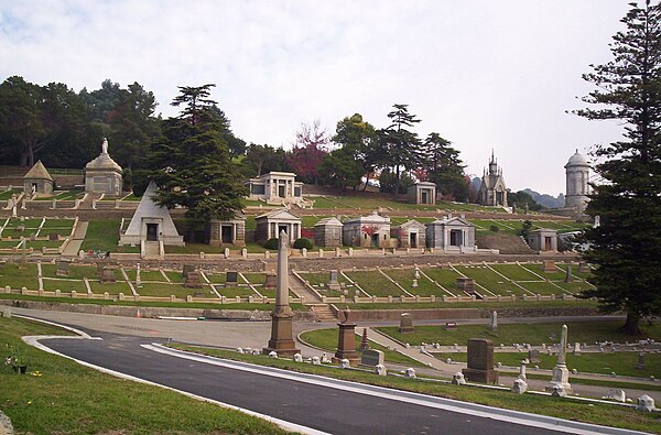 Millionaire's Row, Mountain View Cemetery, Oakland, California