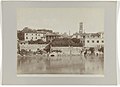 river bank with Cloaca Maxima and Temple of Hercules, old photo