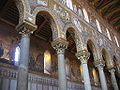 Cleristorio bizantino senza triforio nel Duomo di Monreale