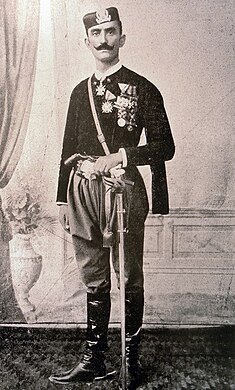 Montenegrin captain Aleksandar Lekso Saičić in 1908.jpg