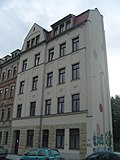 Apartment house in a formerly closed development