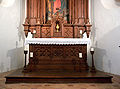 Mosisgreut Kapelle Altar Sockelzone